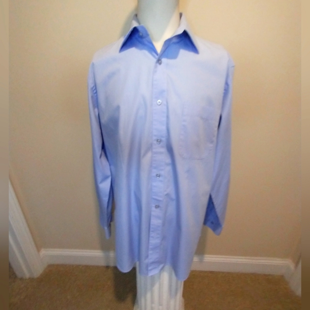 Modena Sky Blue Men's Dress Shirt 17/34